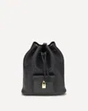 Loro Piana Extra Drawstring L27 Backpack In Black