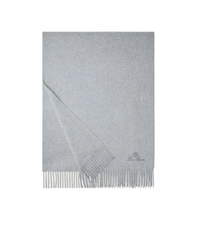 Loro Piana Extra Grande Unita Scarf In Gray