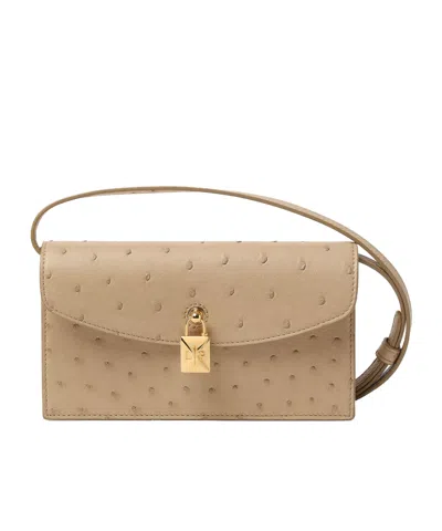 Loro Piana Extra Pochette Shoulder Bag In Nude