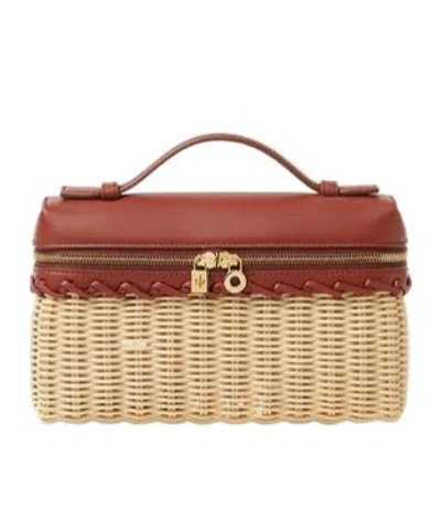 Loro Piana Extra Pocket L19 East-west Wicker In Pattern