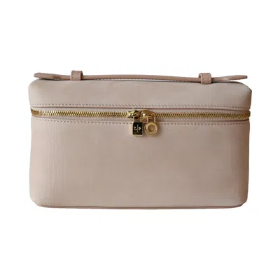 Loro Piana Extra Pocket L19 Pouch Pink Beige