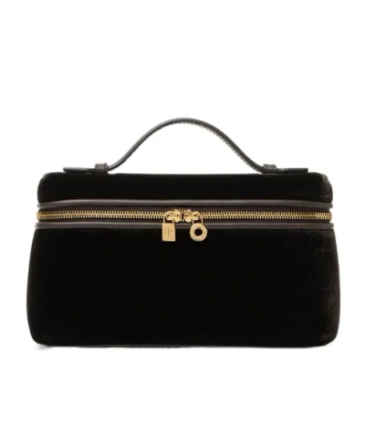 Loro Piana Extra Pocket L19 Shoulder Bag In Gingerbread/dark Chocolate Licorice/sunshine Gold