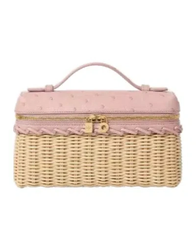 Loro Piana Extra Pocket L19 Shoulder Bag In Pink
