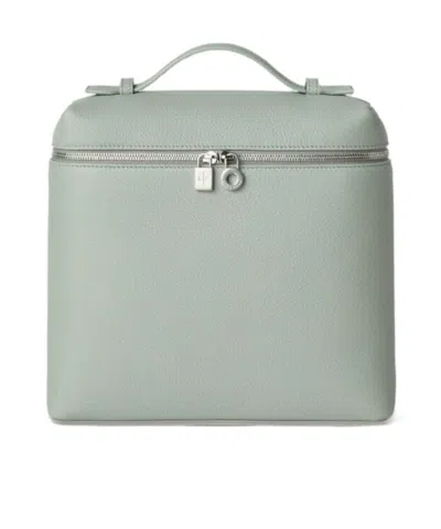 Loro Piana Extra Pocket L23.5 Backpack In Green