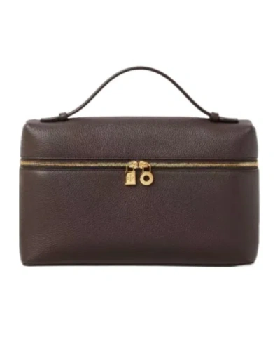 Loro Piana Extra Pocket L27 Shoulder Bag In Brown