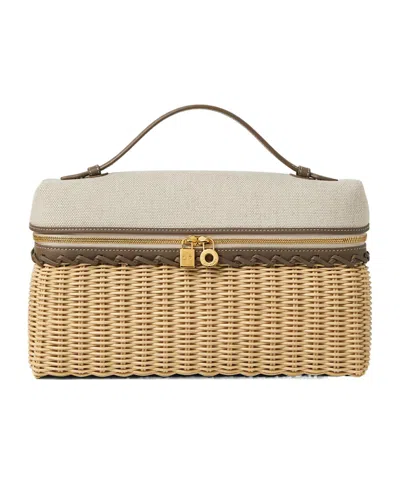 Loro Piana Extra Pocket L27 Shoulder Bag In Nude