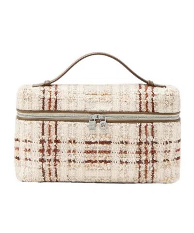 Loro Piana Extra Pocket L27 In Silk Cream/wasteland/antique Silver