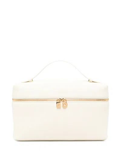 Loro Piana Extra Pocket L27 Tote Bag In White