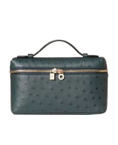 Loro Piana Extra Pocket Pouch L 19 Shoulder Bag In Green