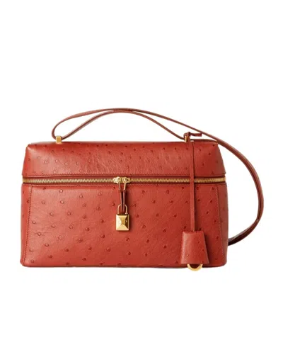 Loro Piana Extra Shoulder Bag In Dark Chamomile