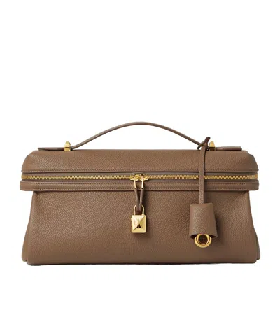 Loro Piana Extra Softy Bag L29 Shoulder Bag In Brown