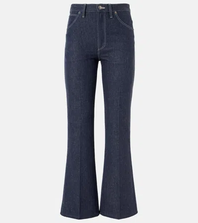 Loro Piana Faron Flared Jeans In Blue