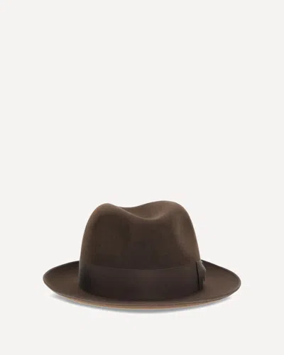 Loro Piana Fedora Hat In Brown