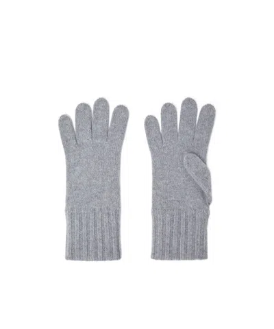 Loro Piana Five-finger Gloves In Gray