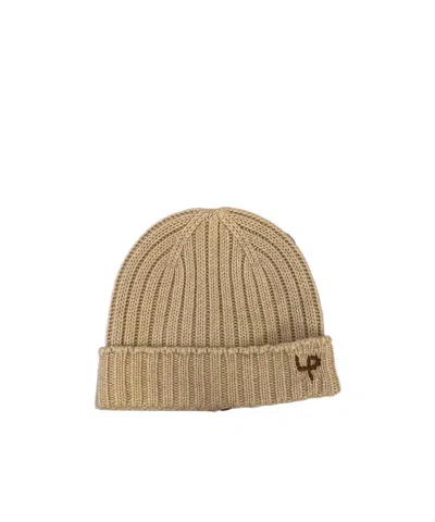 Loro Piana Flanged Knitted Hat In Nude
