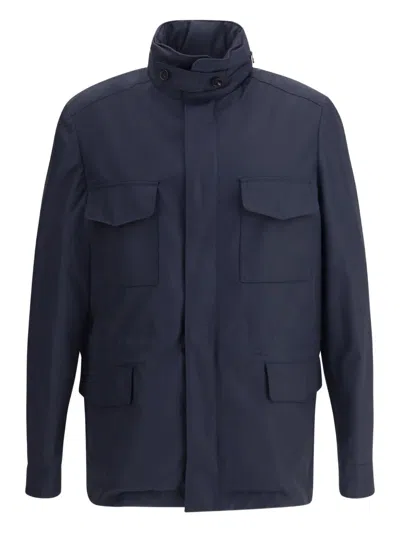 LORO PIANA FLAP-POCKETS JACKET