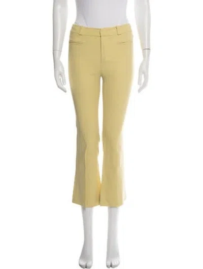 Pre-owned Loro Piana Flared Pants In Yellow