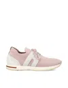 Loro Piana Women's 360 Lp Lady Flexy Walk Sneakers In Pink Sand