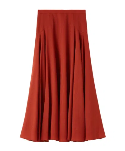 Loro Piana Flavia Skirt In Red