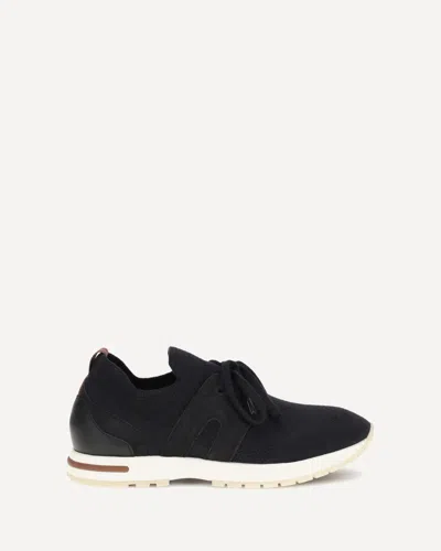 Loro Piana Flexy Walk Sneakers In Black