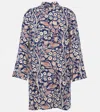 LORO PIANA FLORAL SILK TUNIC