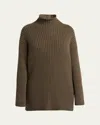 Loro Piana Fobello Cashmere Turtleneck Sweater In Brown