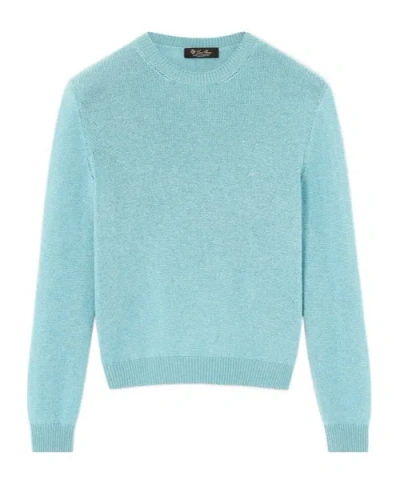 Loro Piana Fobello Crewneck In Blue
