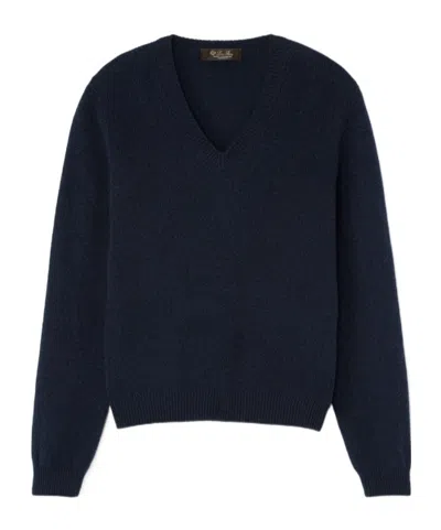 Loro Piana Fobello Pullover In Balzello Color Mixing
