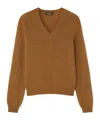 Loro Piana Fobello Sweater In Camel Oasis Mixed Color