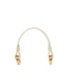 Loro Piana Foulard Handle In Whispered White/sun Gold