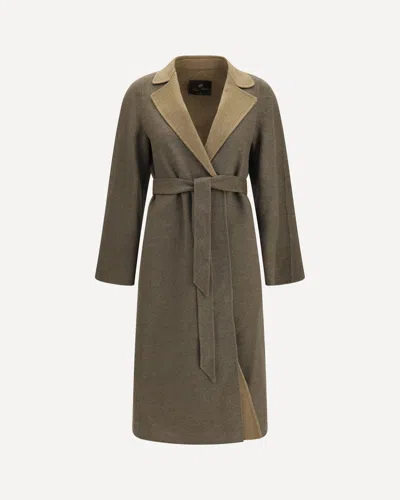 Loro Piana Francesca Cashmere Coat In Brown