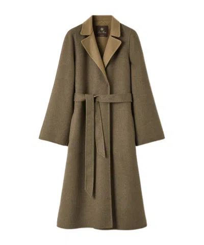 Loro Piana Francesca Coat In Brown
