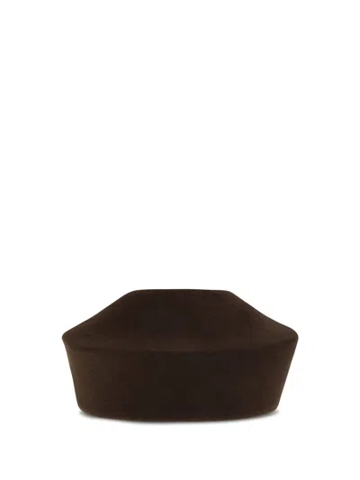 Loro Piana Fxw0083 Beret In Brown
