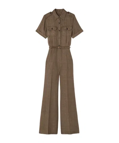 Loro Piana Galdwin Jumpsuit In Brown