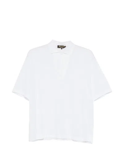Loro Piana Gargano Polo Shirt In White