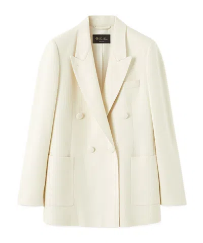 Loro Piana Genny Blazer In Neutral
