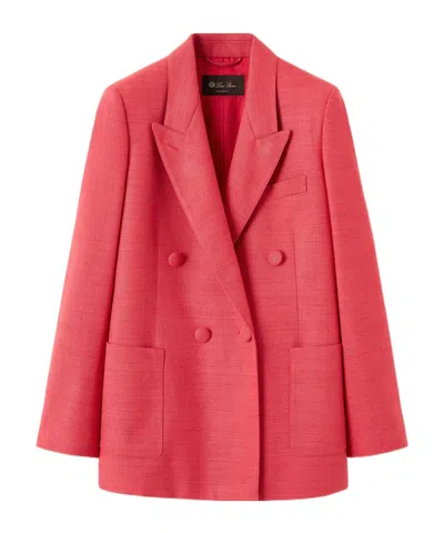 Loro Piana Genny Blazer In Pink