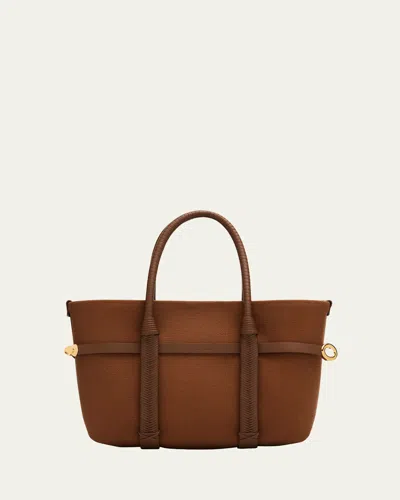 Loro Piana Ghiera Cotton Canvas Shopper Tote Bag In Brown