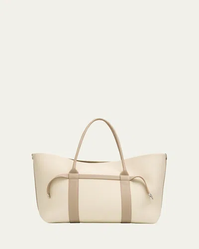 Loro Piana Ghiera Large Leather Shopper Tote Bag In Multi