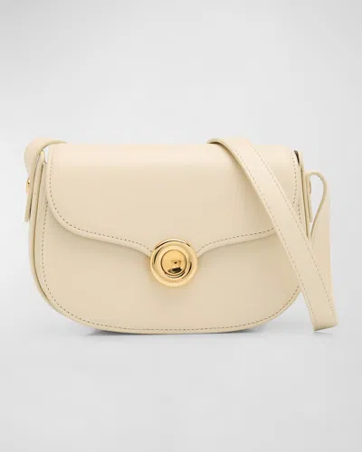 Loro Piana Ghiera Mini Leather Crossbody Bag In Sunday Morning