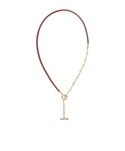 Loro Piana Ghiera Necklace In Sunny Gold/deep Kummel Color