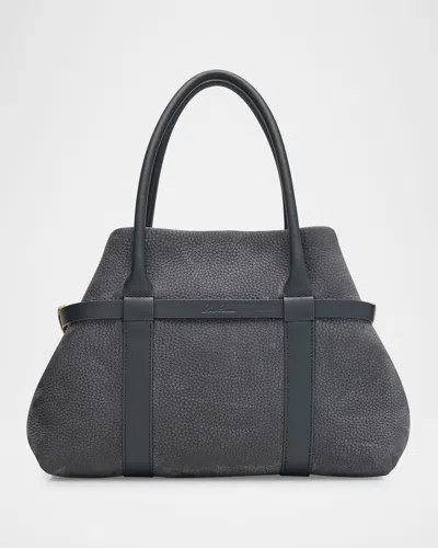 Loro Piana Ghiera Small Grained Nubuck Tote Bag