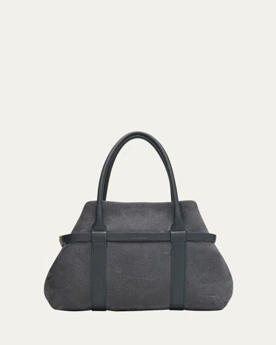 Loro Piana Ghiera Small Grained Nubuck Tote Bag