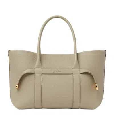 Loro Piana Ghiera Small Handbag In Nude