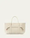 Loro Piana Ghiera Small Leather Shopper Tote Bag In Light Travertine/sun Gold