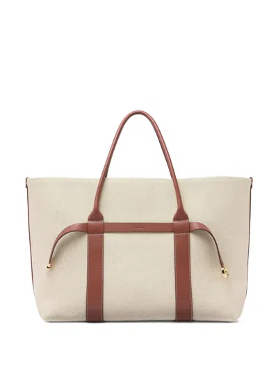 Loro Piana Ghiera Tote Bag In Purple