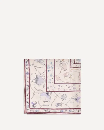 Loro Piana Giardino Delle Eccellenze Silk Twill Scarf In Beige