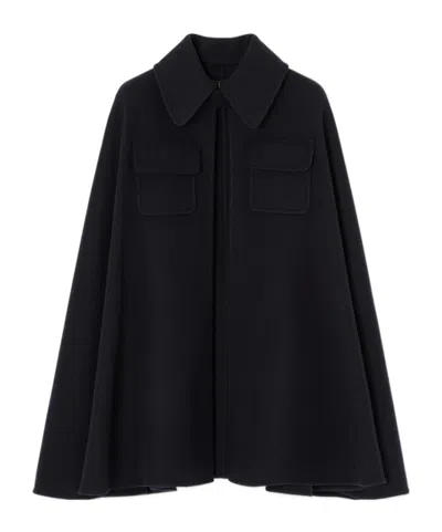 Loro Piana Gilda Cape In Blue
