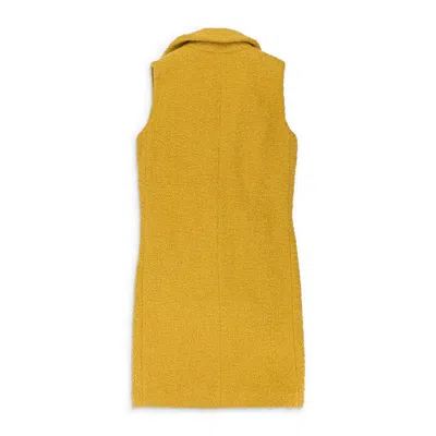 Loro Piana Gilet Sawyer Soft Curly Mustard Coat In Multi