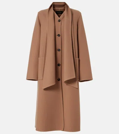 Loro Piana Gladwin Cashmere Coat In Brown